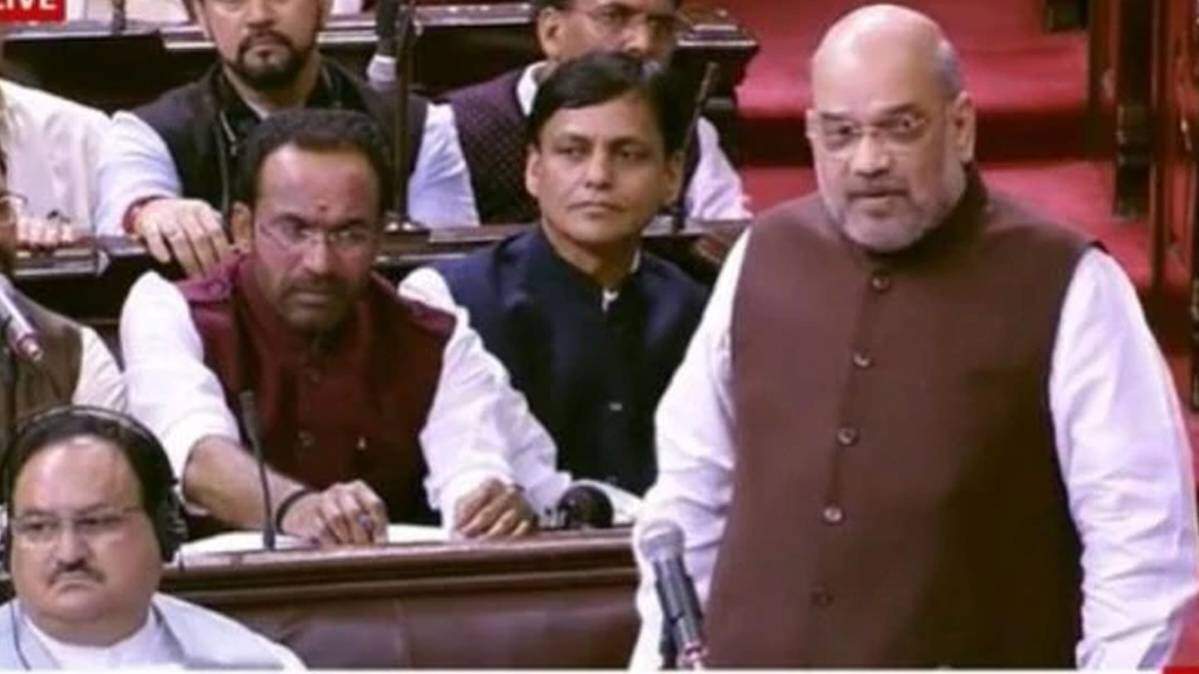 शाह: लोकसभा में आर्टिकल 370 हटाने के हालात को जिक्र करते हुए भड़के