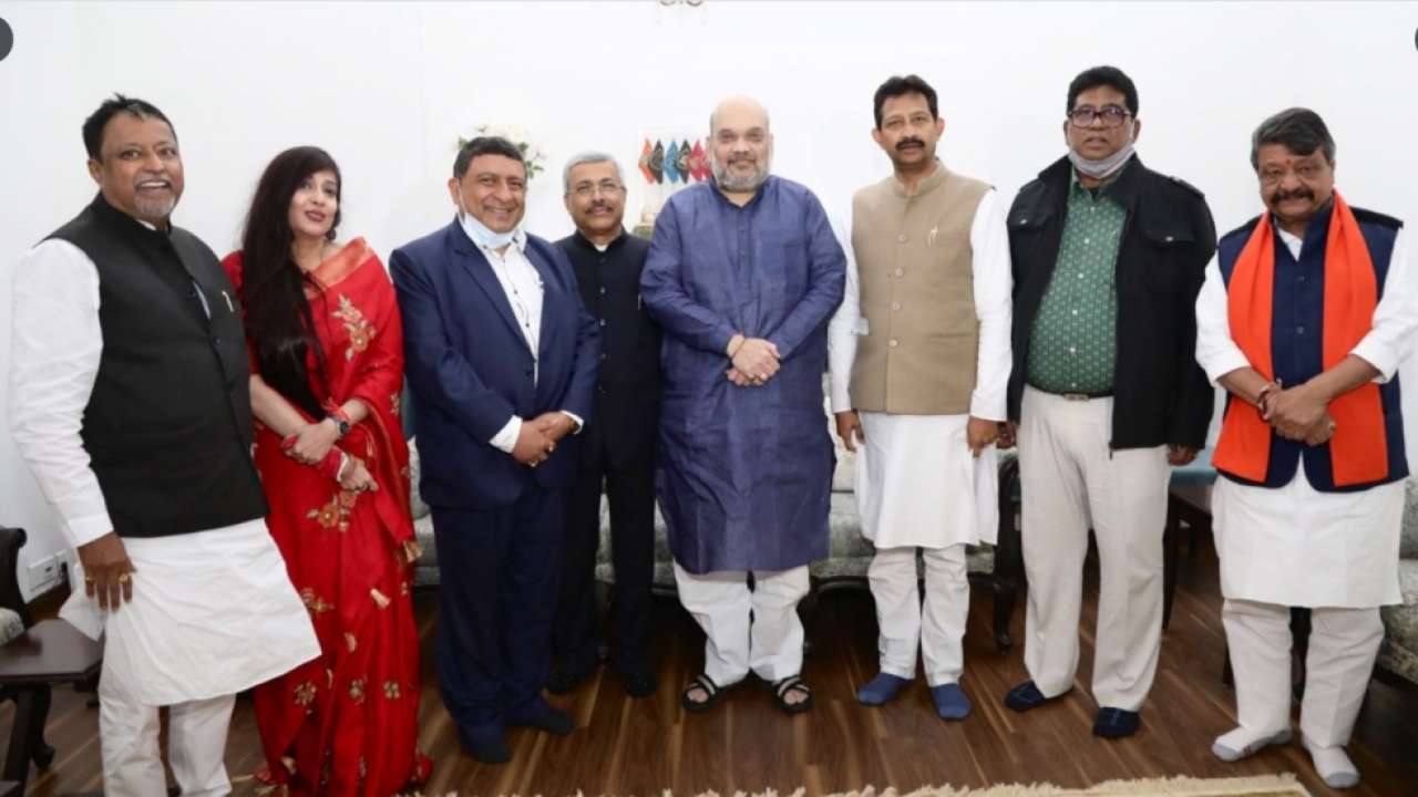 TMC के 5 बागी नेता BJP में हुए शामिल