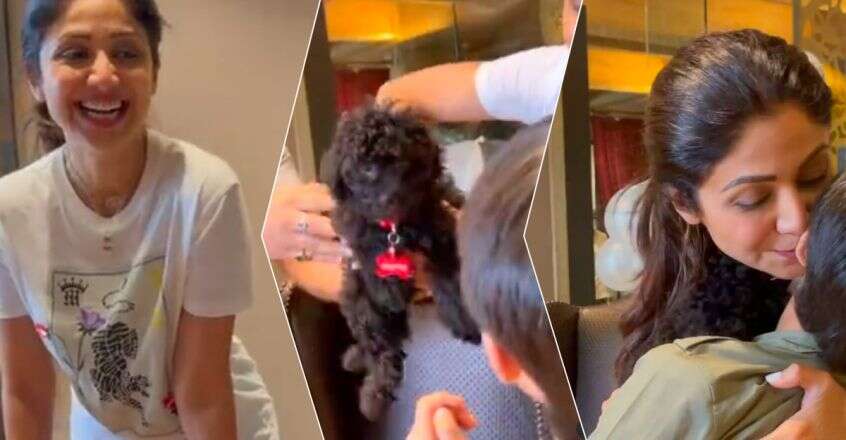 A unique guest came to Shilpa Shetty's house