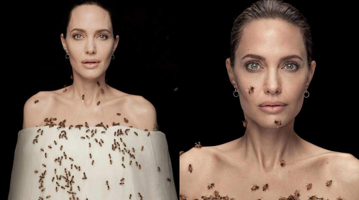  Angelina Jolie's unique photoshoot